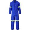 Safety Polycotton Boiler Suit Arm Leg YW Tape
