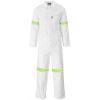 Safety Polycotton Boiler Suit Arm Leg YW Tape