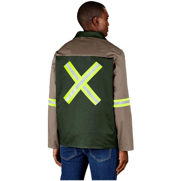 Polycotton Two Tone Jacket Arms And Back YW Tape