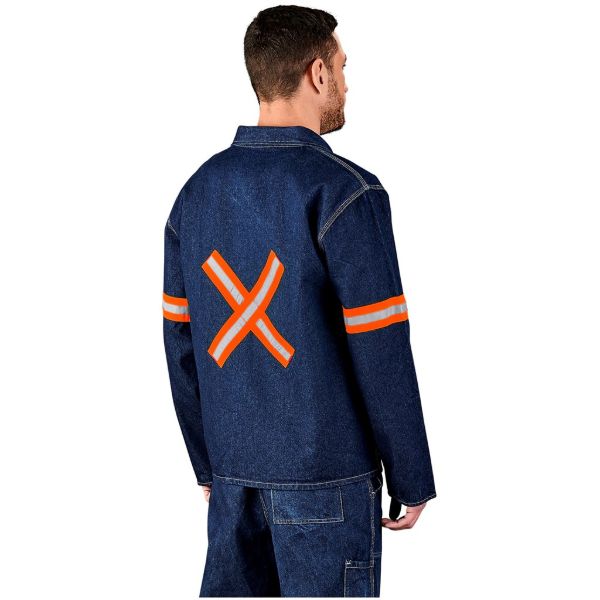 Cast Premium Denim Jacket Arms And Back OR Tape