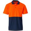 Inspector Two Tone Hi Viz Golf Shirt