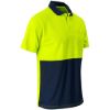 Inspector Two Tone Hi Viz Golf Shirt