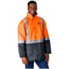 Hazard Padded Two Tone Hi Viz Jacket