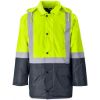 Hazard Padded Two Tone Hi Viz Jacket