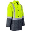 Hazard Padded Two Tone Hi Viz Jacket