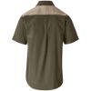 Mens Short Sleeve Serengeti 2 Tone Bush Shirt