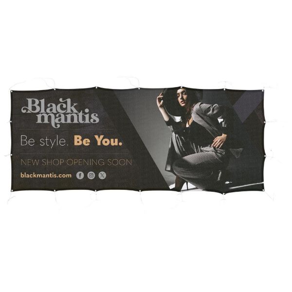Subli Airtex Fabric Fence Banner 3 m X 1.2M