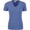 Ladies Michigan Melange V Neck T Shirt