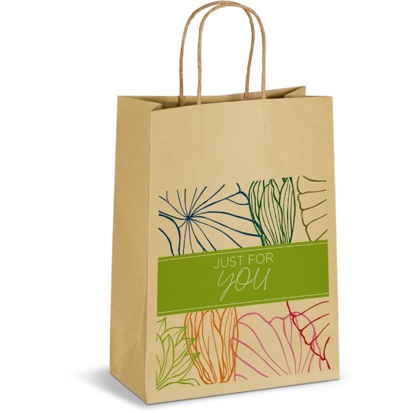Ecologic Digital Print Midi Paper Gift Bag 150gsm