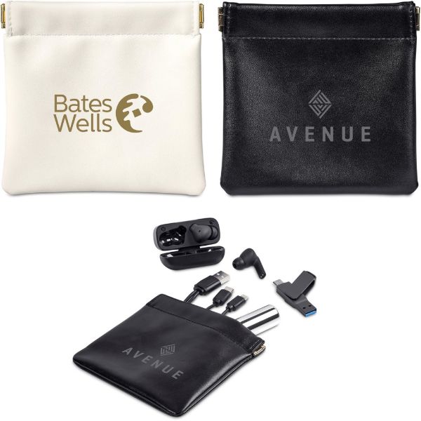 Eva And Elm Plush PU Tech And Accessory Pouch