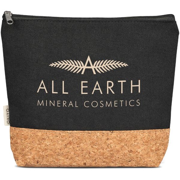 Okiyo Koruku Cork And Cosmetic Bag