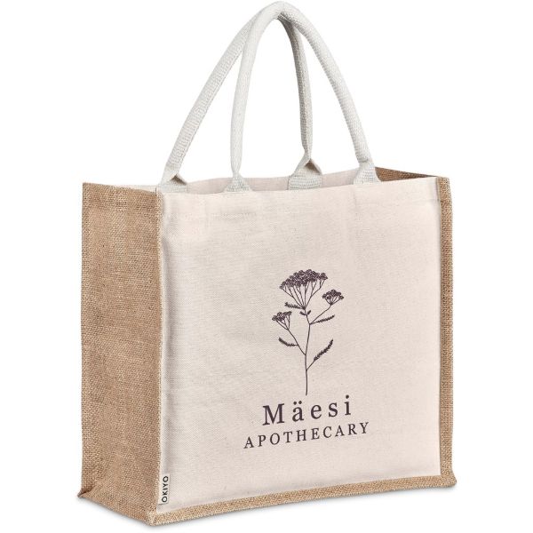 Okiyo Chinsai Maxi Jute And Tote