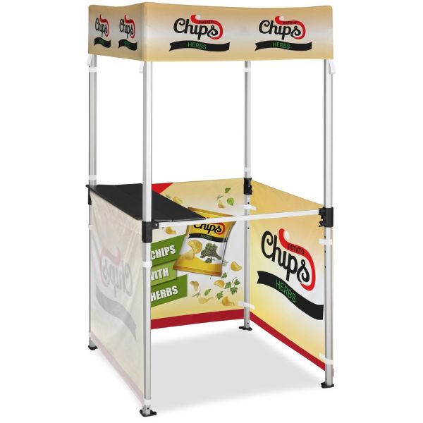 Ovation Gazebo 1 X 1m Kiosk 3 Half Wall