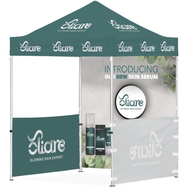 Ovation Gazebo 2 X 2m 1 Full 2 Half Wall