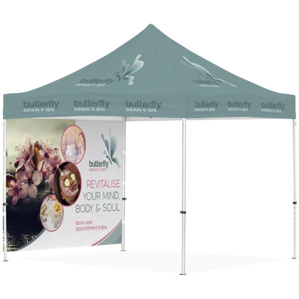 Ovation Gazebo 3 X 3m 1 Full Wall