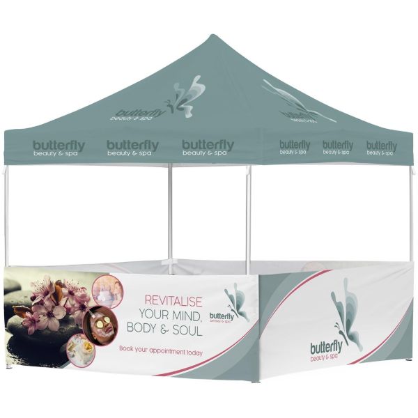 Ovation Gazebo 3 X 3m 4 Half Wall