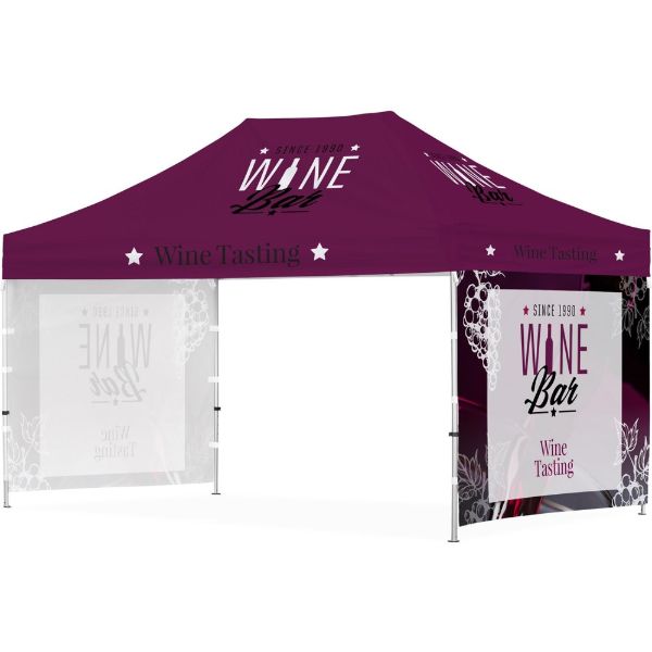 Ovation Gazebo 4.5 X 3m 2 Short Full Wall