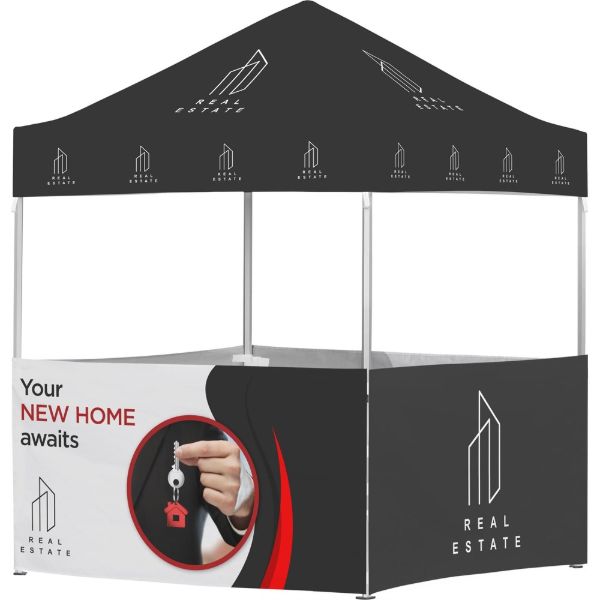 Ovation Gazebo 2 X 2m Petite Frame 4 Half Wall
