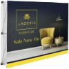 Double Sided Straight Banner Wall 1.52 X 2.25m
