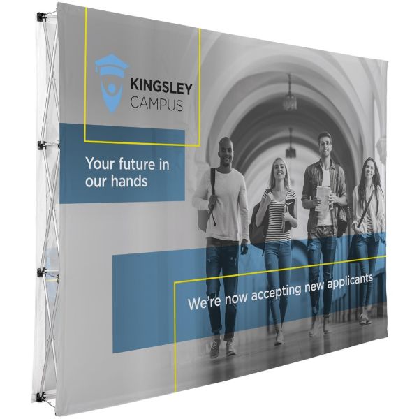 Double Sided Straight Banner Wall 3 X 2.25m