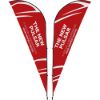 2m Sharkfin Double Sided Flying Banner