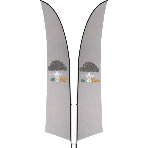 3m Arcfin Double Sided Flying Banner