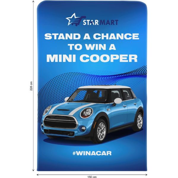 Double Sided Fabric Tube System Skin 1500