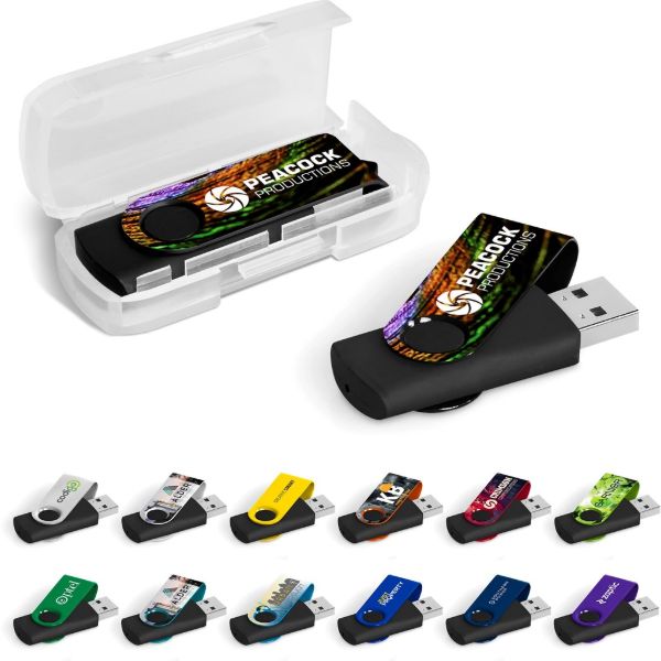 Axis Gyro Black Flash Drive 32GB