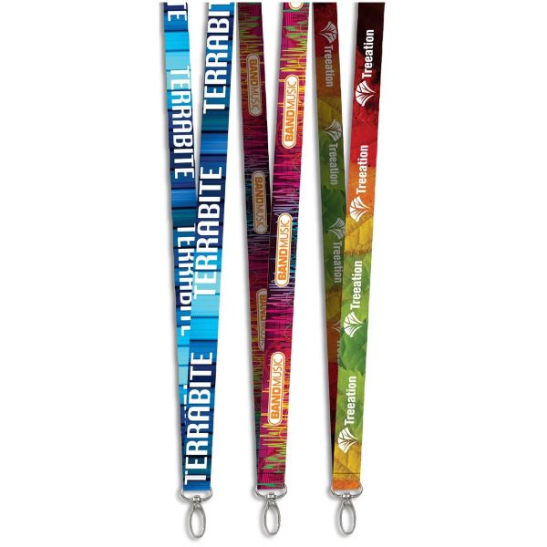 Lobster Clip Double Sided Subli Satin Lanyard