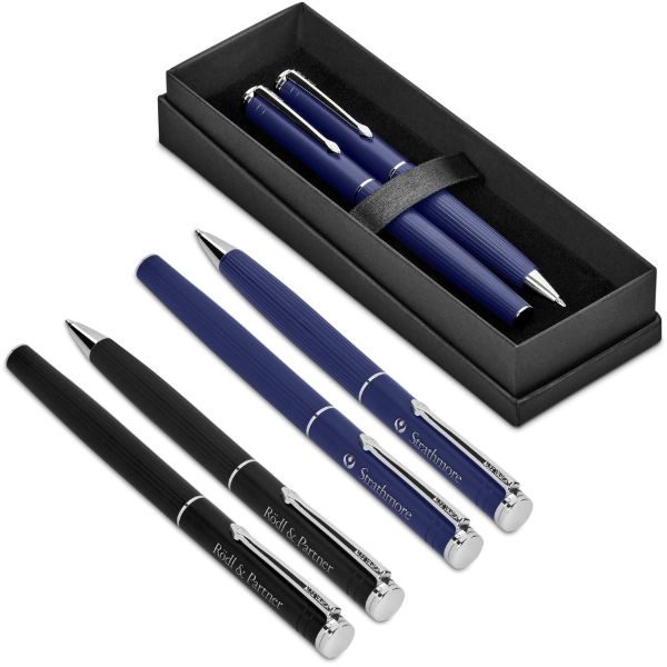 Alex Varga Mollino Ball Pen And Rollerball Set