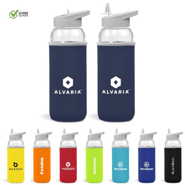 Kooshty Sipper Neo Glass Water Bottle 850ml