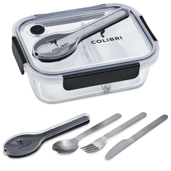 Serendipio Mealmate Lunch Box And Cutlery Set
