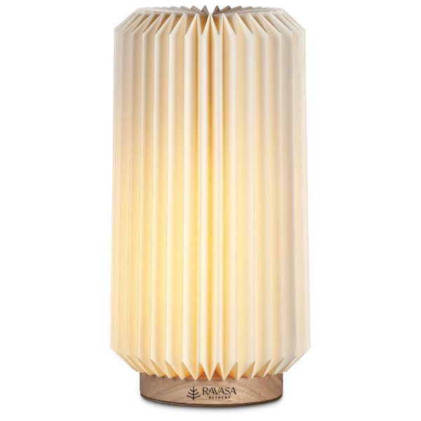 Okiyo Masumi Wood And Paper LED Lamp