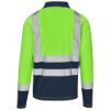 Long Sleeve Surveyor Two Tone Hi Viz Golf Shirt