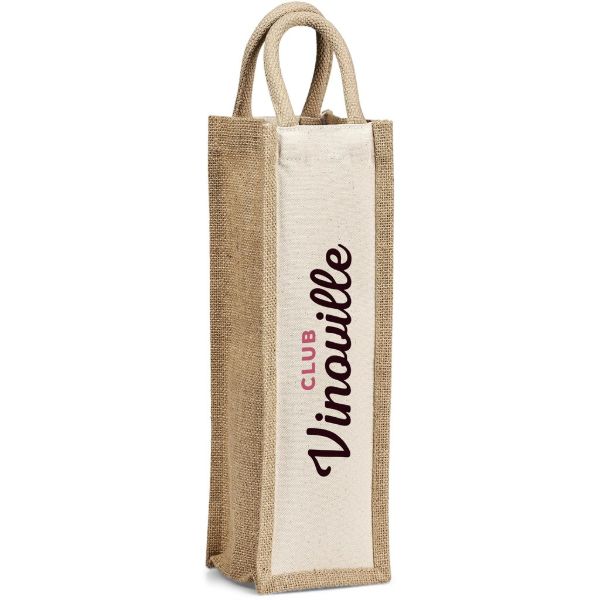Okiyo Inshu Jute And Wine Tote