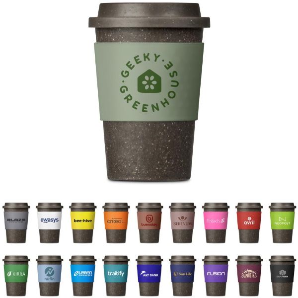 Kooshty Brown Bean Plastic Tumbler 400ml