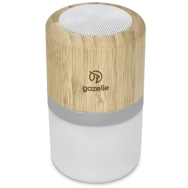 Okiyo Heiwa Bamboo Bluetooth Speaker And Light