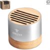 Okiyo Utau Bamboo And Aluminium Bluetooth Speaker
