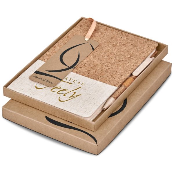 Okiyo Cardon Cork Notebook And Pen Set