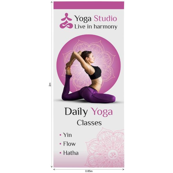 Pull Up Banner Display Fabric Skin