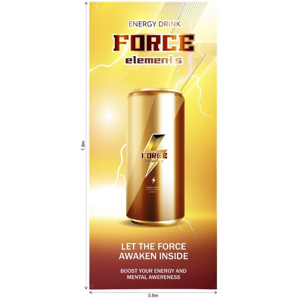 Champion X Banner Fabric Skin 80 X 180cm