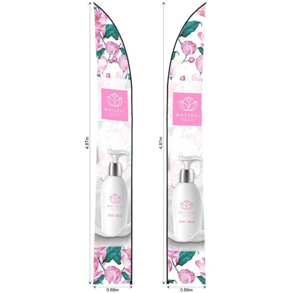 Legend 4M Arcfin Double Sided Flying Banner Skin