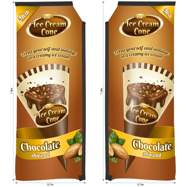 Legend 2M Telescopic Double Sided Banner Skin