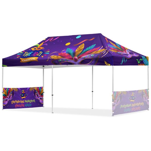 Coated Subli Gazebo 6 x 3m 2 SS H Walls
