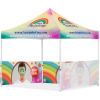Coated Subli Gazebo 3 x 3m 3 Half Wall Skins