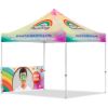 Coated Subli Gazebo 3 x 3m 1 Half Wall Skin