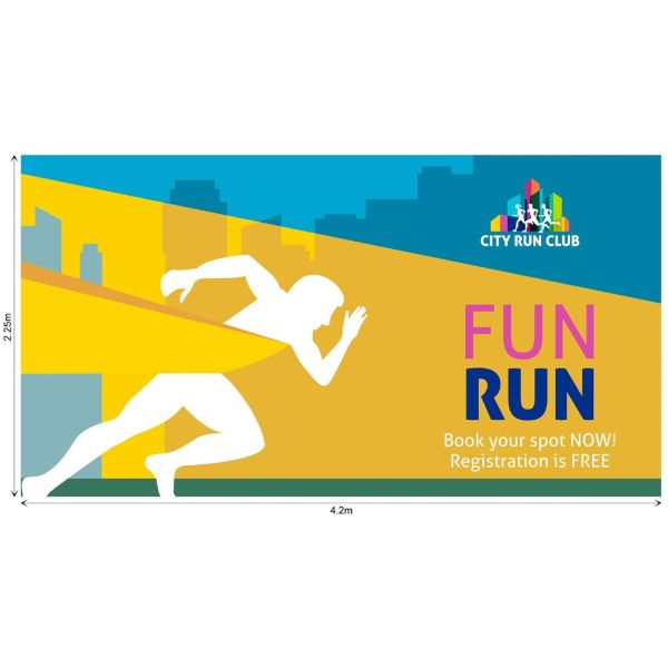 Curved Banner Wall Skin 4.2 X 2.25M