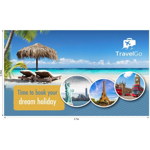 Legend Straight Banner Wall Skin 3.7 X 2.25M