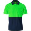 Inspector Two Tone Hi Viz Golf Shirt