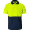 Inspector Two Tone Hi Viz Golf Shirt